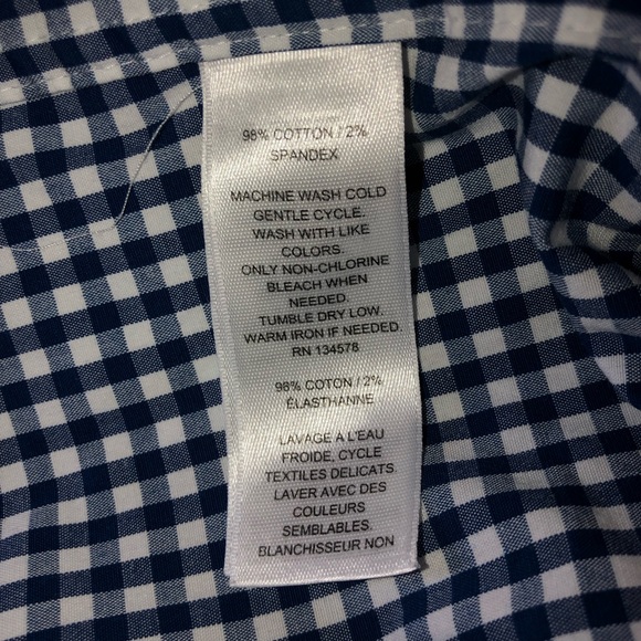 Vineyard Vines Classic Fit  Tucker Shirt Men’s Large Blue Bay Gingham Whale - Picture 8 of 9